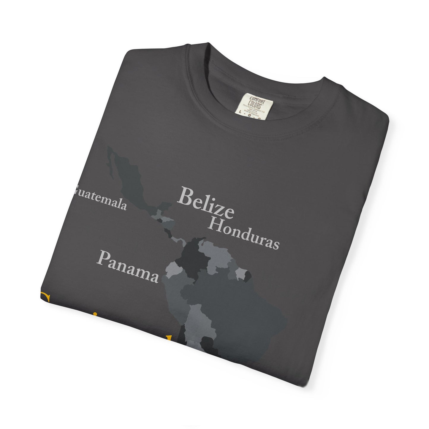 Coffee Origins Map T-Shirt — Continental American Coffee Regions