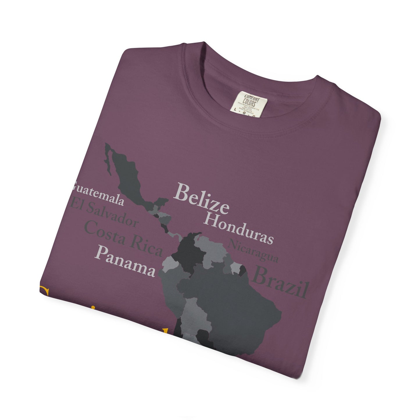 Coffee Origins Map T-Shirt — Continental American Coffee Regions
