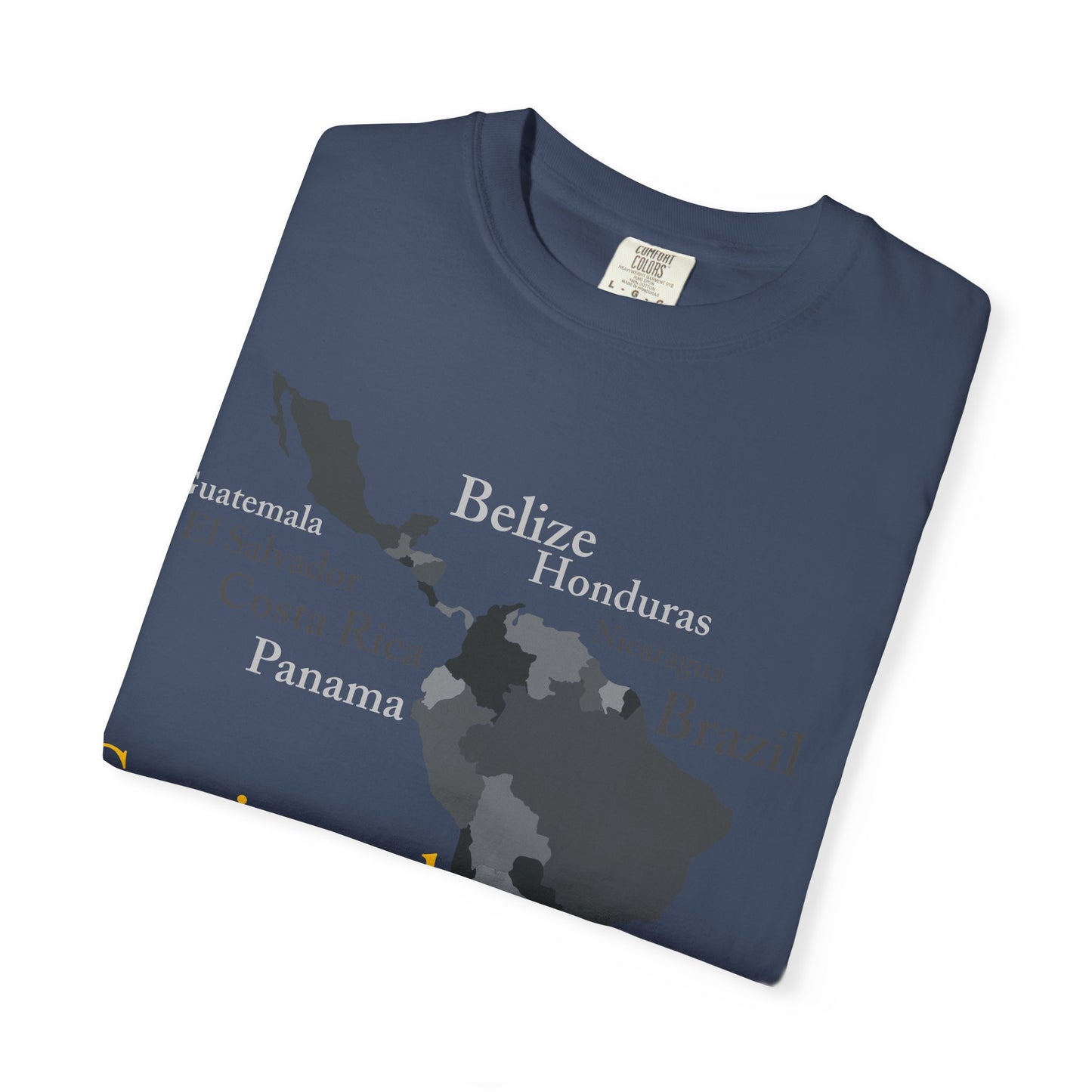 Coffee Origins Map T-Shirt — Continental American Coffee Regions