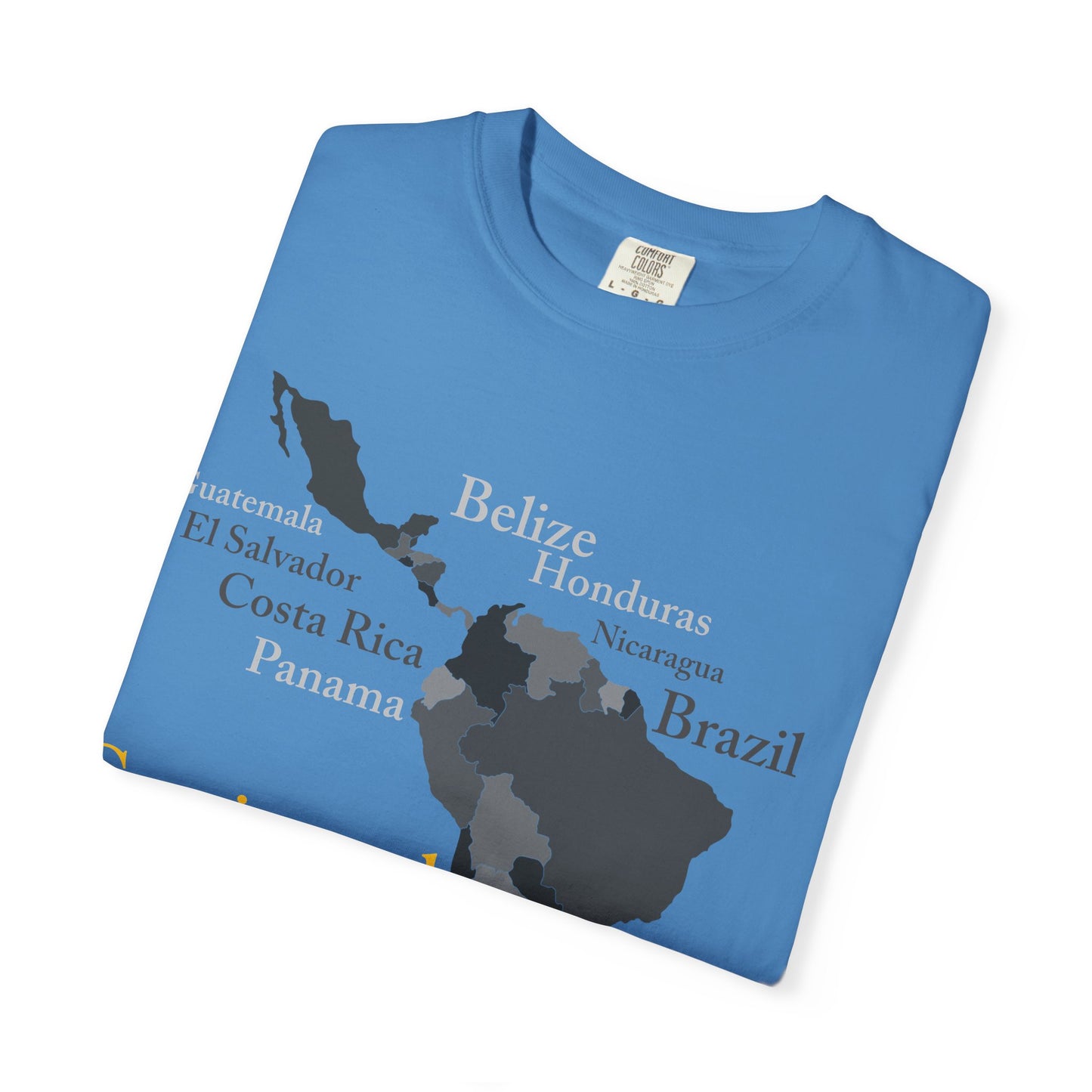 Coffee Origins Map T-Shirt — Continental American Coffee Regions