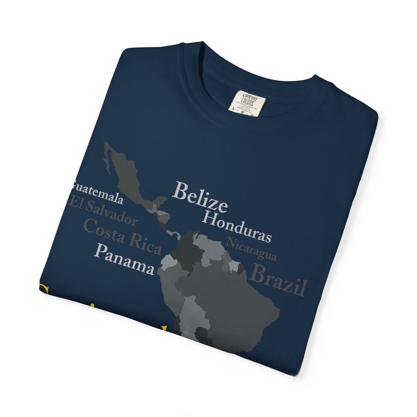 Coffee Origins Map T-Shirt — Continental American Coffee Regions
