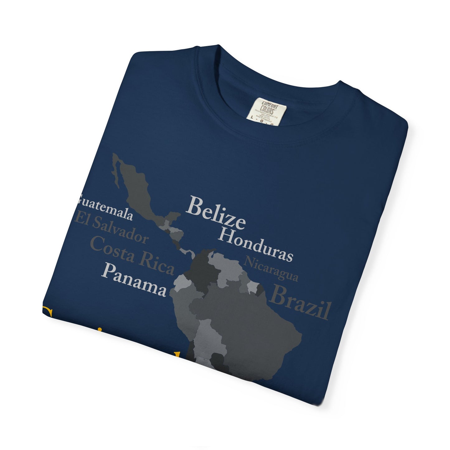 Coffee Origins Map T-Shirt — Continental American Coffee Regions